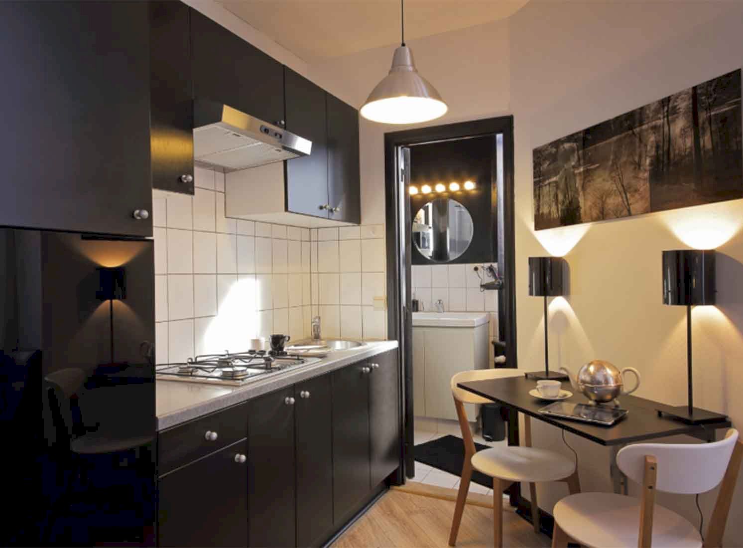 Rénovation complète d’un studio de 28 m²8/ au Luxembourg : optimisation des espaces et modernisation intérieure - Avenir Rénovations