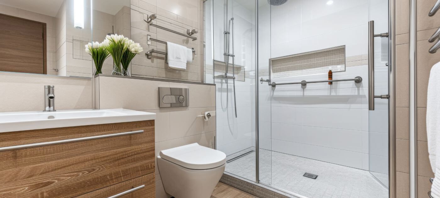Aménagement salle de bains PMR à Luxembourg