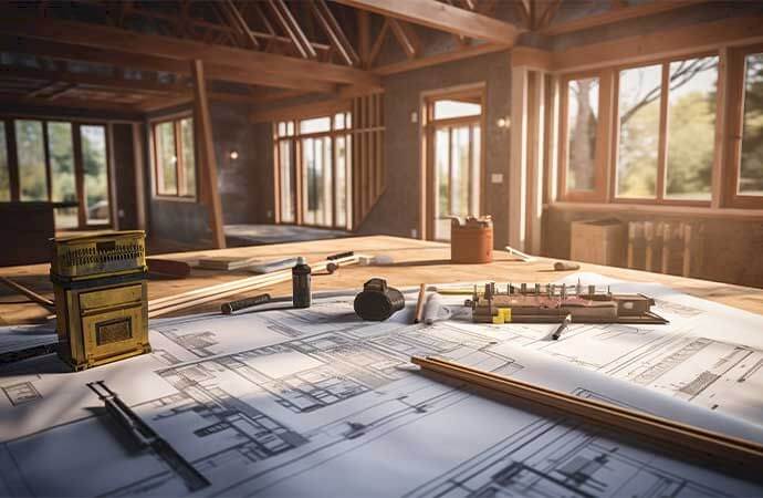 Étapes d’une rénovation de chalet au Luxembourg