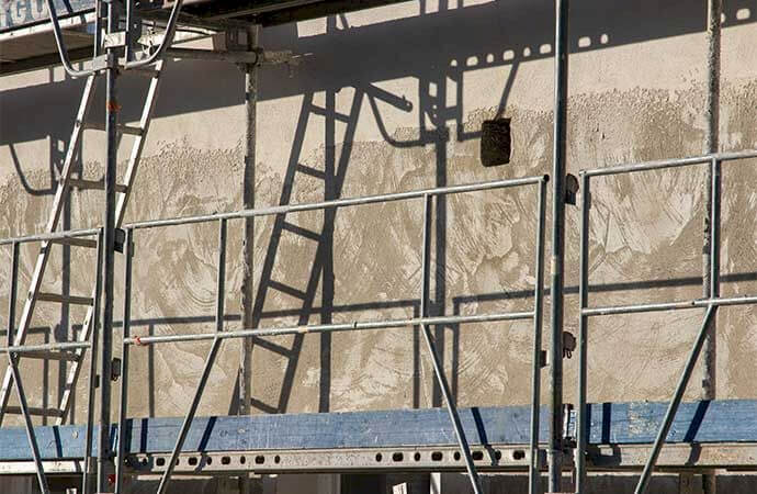 Les étapes d’un projet d’enduit projeté au Luxembourg