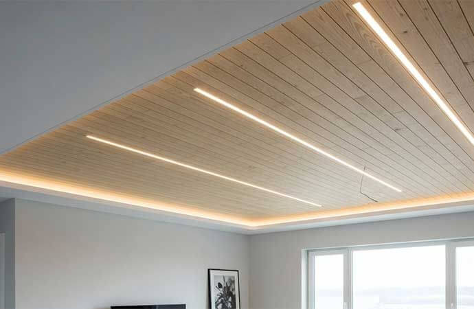 Les étapes de pose ou de rénovation de lambris de plafond