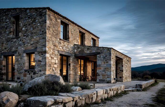 Étapes de réalisation d’une extension de maison en pierre au Luxembourg