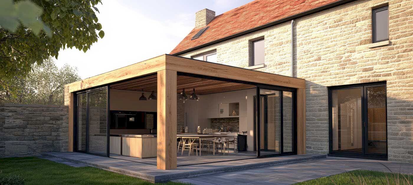 Maison toit terrasse