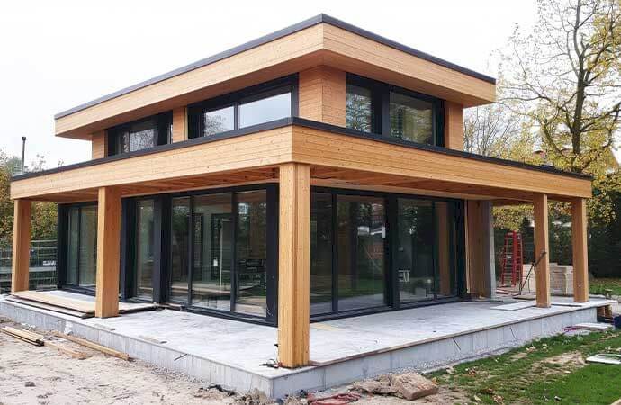 Étapes de réalisation d’une extension avec toit terrasse au Luxembourg