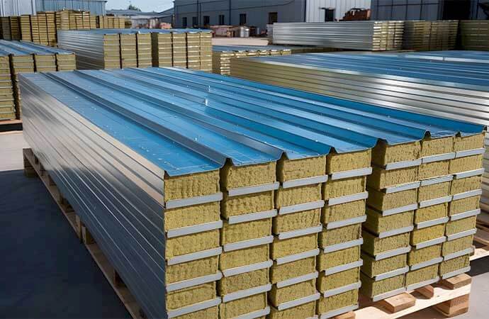 Étapes de pose d’une toiture en panneaux sandwich au Luxembourg