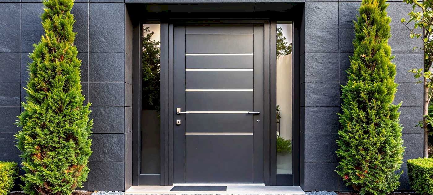 Porte d'entrée Acier