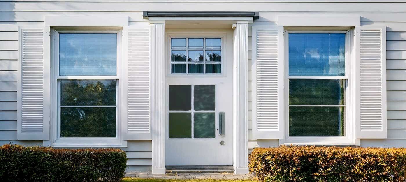 Porte d'entrée en PVC