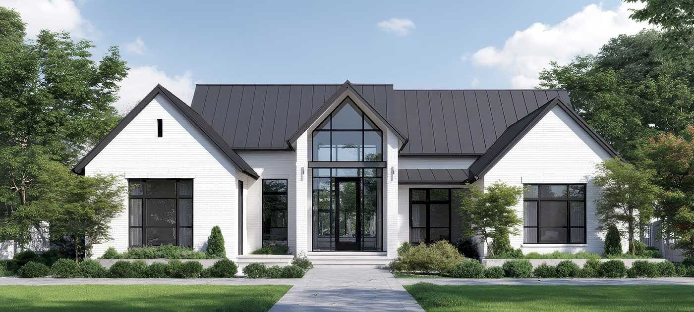 Porte d'entrée vitrée