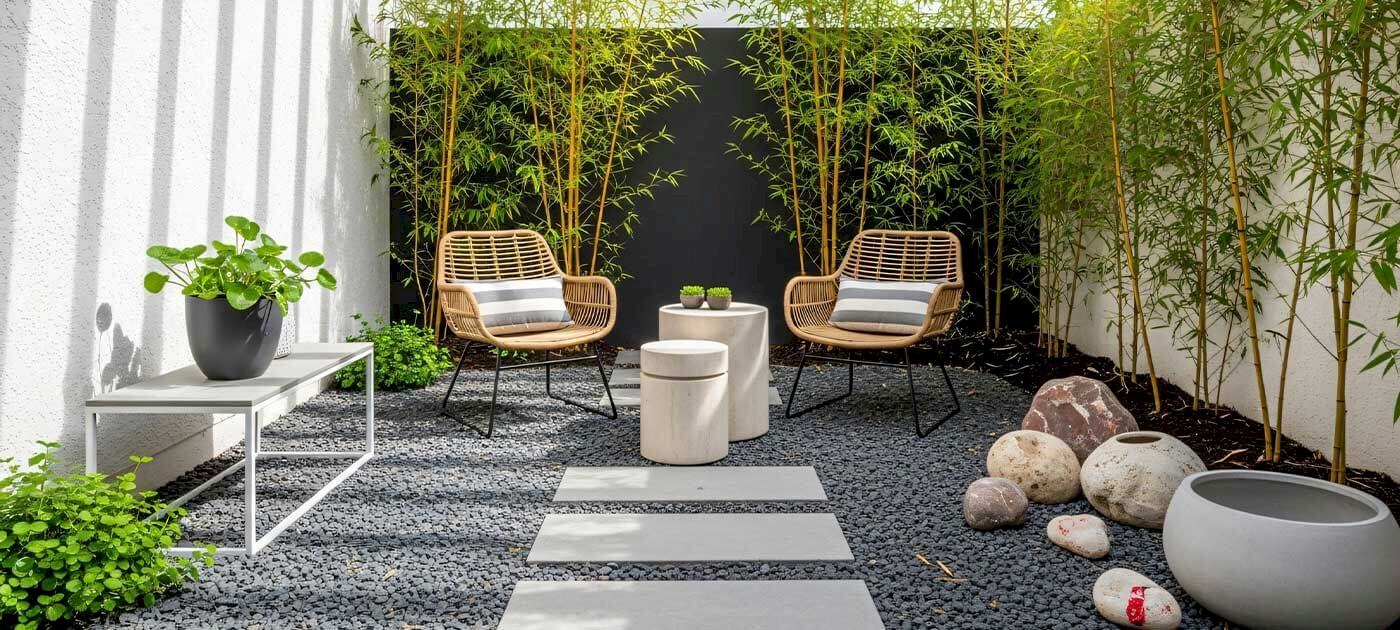 Terrasse en pierre naturelle